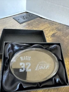 Magic Johnson PAPERWEIGHT LIMITED EDITION FOR LAKERS SEASON TICKET HOLDERS RARE - Picture 1 of 5