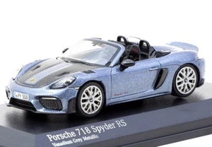 PORSCHE 718 Spyder RS - Limited - vanadium frey - Minichamps 1:64 - Foto 1 di 6