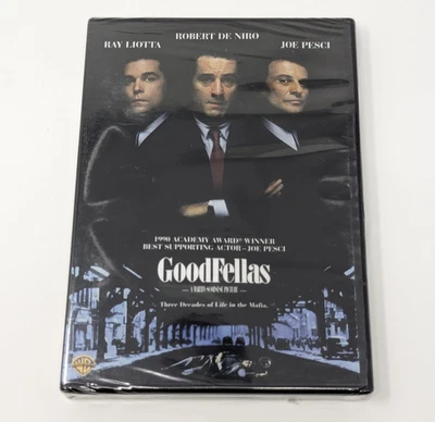 NEW GoodFellas (DVD, 1997, Widescreen Edition) Joe Pesci Mafia Movie Sealed Foto 1 de 4
