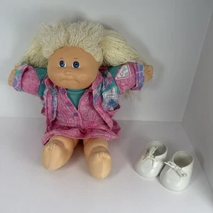 1989 Coleco Cabbage Patch Kids Designer Line Girl Crimped Hair hm3 Blue Eyes - Bild 1 von 13