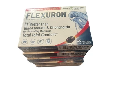 Flexuron Joint Formula by Purity Products 5 Boxes 30gels  Expires: 9/2027 New - Image 1 of 2