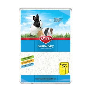 Ropa de cama de papel blanco limpia y acogedora, hecha para animales pequeños, 49,2 litros - Imagen 1 de 11