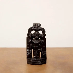 Antique Vishnu Statue Vintage Hindu God Figurine Temple Decor Idol Pooja Deity - Picture 1 of 4