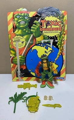 Boneco de ação Playmates Toxic Crusaders Major Disaster 1991 completo - Imagem 1 de 4