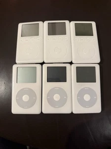 iPod Classic 3rd Gen 4th Gen Job Lot Bundle X6 Untested Spares Or Repair - Picture 1 of 8