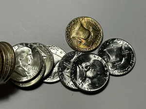 1954 BU FRANKLIN HALF DOLLAR ROLL / 20 COINS - Picture 1 of 3