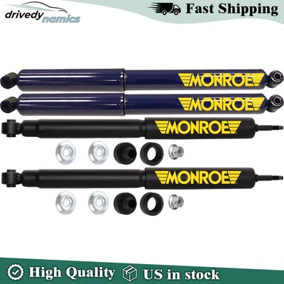 Amortiguadores delanteros y traseros nuevos para Dodge Ram 2500 3500 4x4 1994-02 Monroe Matic Plus Foto 1 de 4