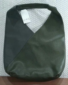 Wunderbare übergroße Hobo Olivgrün Tasche 16x11 Neu mit Etikett - Bild 1 von 24