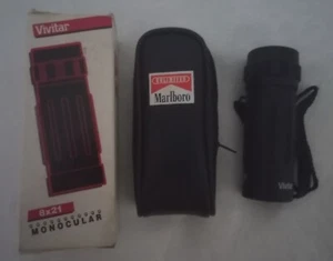 Vintage Marlboro Unlimited Vivitar 8x21 Monocular Scope Original Case And Box - Picture 1 of 18