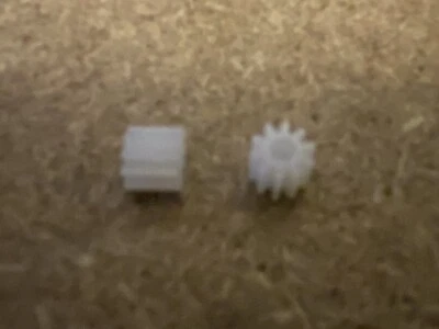 Matchbox Powertrack 2 X 10 tooth brand new pinions - superb car spares - Image 1 of 2