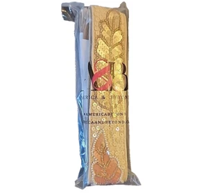 Correa Bandolera America & Beyond Embellecida Lentejuelas Hojas Cuentas Selladas - Imagen 1 de 7