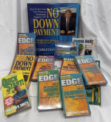 Carleton Sheets No Down Payment Real Estate Investing Course VHS Cassette Sealed - Image 1 of 4