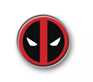 Deadpool / 1” / 25mm Pin Button / Badge / Marvel / X-Men / Stan Lee / Mutant - Bild 1 von 2