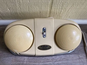 Masajeador Eléctrico Doble Pies Dr Scholls Vibrador Vintage Nº 411 Crema Probado - Imagen 1 de 3