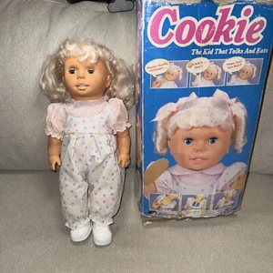 Vintage 1992 Cookie The Kid Doll With Box Spectra - Picture 1 of 8