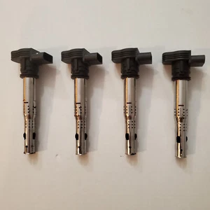 2006-2016 Audi Ignition Coils Genuine OEM part 07K905715F revision F Set of 4 - Picture 1 of 9