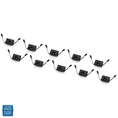 1966-1967 GM Cars Convertible Pinchweld Molding Clip Set of 10 - Image 1 of 2