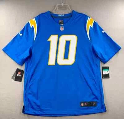 Camiseta deportiva Justin Herbert Los Angeles Chargers Nike Game Player para hombre 2025 #10 LAC Foto 1 de 4