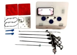 Laparoscopic Endotrainer Foldable Box Endo Trainer Training Instrument Set 11Pc - Picture 1 of 7
