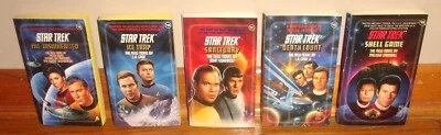 STAR TREK: 1992-1993 Pocket Books #59, 60, 61, 62, 63-Ice Trap-Sanctuary-SUPERB! - Image 1 of 4