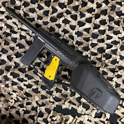 NUEVA pistola de paintball Tippmann Raider Rental - negra con empuñaduras amarillas Foto 1 de 4