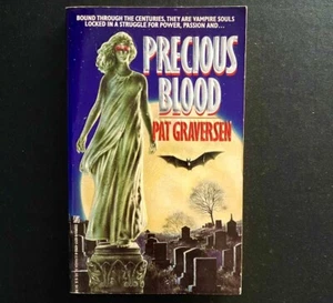 Pat Graversen - Precious Blood - Zebra Books - 1993 Vintage Horror Paperbacks - Picture 1 of 3