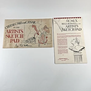 1960 Käsekuchen für Caesar im Skizzenblock des Künstlers von Ted Withers - Pin Ups - Bild 1 von 16