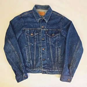 Vintage 80er Levi's Denim Jeansjacke Herren M Slim 40L Trucker 71506-0216 USA 1986 - Bild 1 von 20