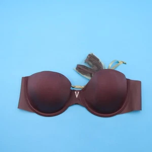 Sujetador push up Victorias Secret 34B marrón con aros lencería acolchada multivía nuevo - Imagen 1 de 8