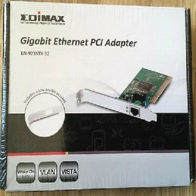 Gigabit PCI Ethernet LAN Network Interface Adaptor Edimax EN-9235TX-32 RTL8169SC - Image 1 of 4