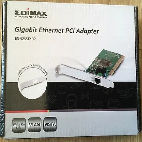 Gigabit PCI Ethernet LAN Network Interface Adaptor Edimax EN-9235TX-32 RTL8169SC - Image 1 of 4