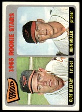 1965 TOPPS CURT BLEFARY 49 VG-EX JOHN MILLER RC BASEBALL BALTIMORE ORIOLES