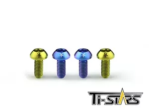 Coperchio coppa olio vite bullone testa padella bullone torx titanio M4 M5 ISO14583 1pz - Foto 1 di 12
