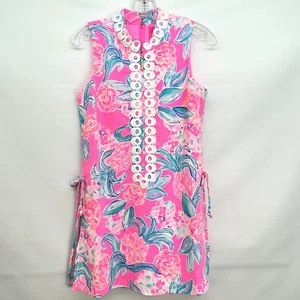 NWT Lilly Pulitzer Jonna Skort Romper Prosecco Pink Blue Tropical Print Size 2 - Picture 1 of 13