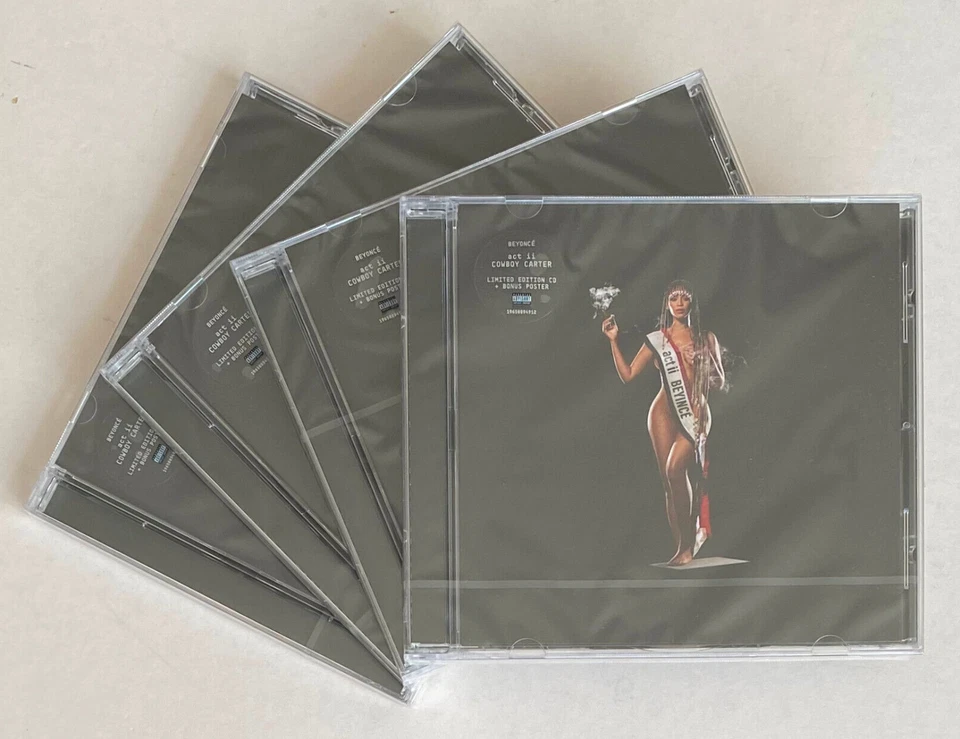 BEYONCE * ACT ii - COWBOY CARTER * 4x ALTERNATE CD TRAY ARTWORK SET * SEALED! - Image 1 of 4