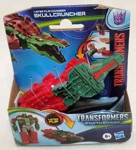 Transformers EarthSpark Skullcruncher 1 paso cambiador plegable Hasbro 4" figura de acción - Imagen 1 de 2