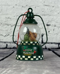 Christmas Ornament Lantern Globe Hunter Gone Hunting (M11) - Foto 1 di 11