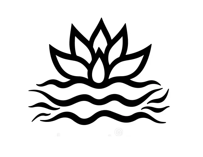 Calcomanía adhesiva de vinilo flor de loto - muchos tamaños/colores disponibles Foto 1 de 1