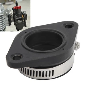 Motorrad Vergaser Adapter Gummi Schwarz Ansaugkrümmer Vergasermanschette für - Bild 1 von 12