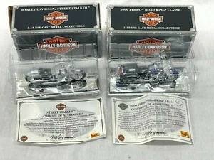 Maisto Harley-Davidson Street Stalker & Road King 1:18 Scale Die Cast Motorcycle - Picture 1 of 7