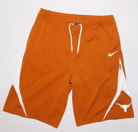 Authentic TEXAS LONGHORNS NIKE Dri-Fit NCAA College Basketball Game Shorts M Cover