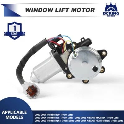 Window Motor For Infiniti I30 I35 QX4 & Nissan Maxima Pathfinder Front Left Side - Image 1 of 4