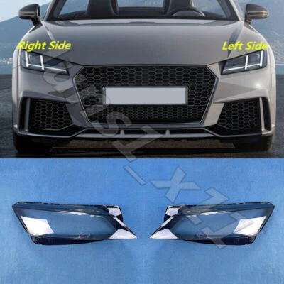 2PCS Front Headlight Lens Housing + Seal Glue For Audi TT TTS 2016-2022 TT RS  - - Image 1 of 4