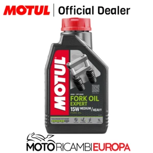 MOTUL FORK OIL EXPERT SAE 15W OLIO IDRAULICO FORCELLE FORCELLA MEDIUM HEAVY 1 LT - Imagen 1 de 3