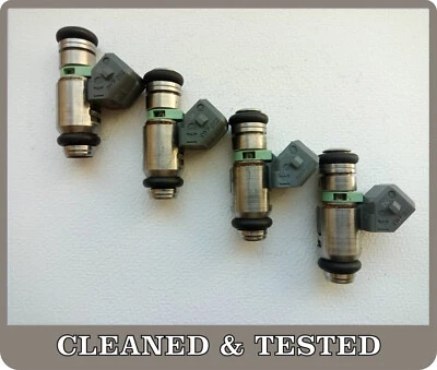 INYECTORES IWP023 032031A VW SKODA SEAT 1.6 AEE juego de 4 LIMPIOS Y PROBADOS - Imagen 1 de 4