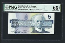 Canada 5 Dollars 1986 BC-56c Uncirculated Graded 66