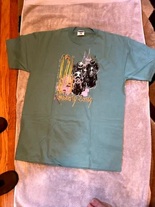 VINTAGE 1998 #124 KENTUCKY DERBY GREEN 100% COTTON T-SHIRT-NWOT-LARGE - Picture 1 of 6