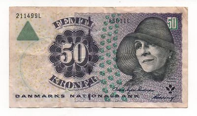 DENMARK 50 KRONER 1999 PICK 55 LOOK SCANS - Image 1 of 2