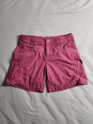 Kuhl Trekr 短裤女式 6 码洋红色紫色远足户外轻便 6355 — 第 1/4 张图片