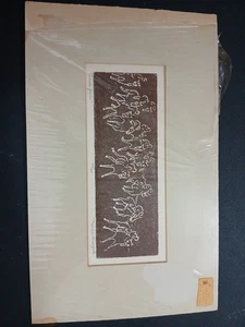 Vintage Original Styrofoam Art Print Travk Fever 29/35 Signed By Artist... - Picture 1 of 8